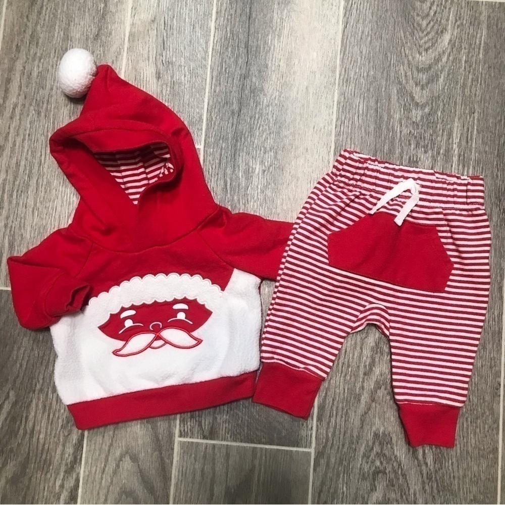 *3/$15* Baby Size 0-3 months Santa Clause Christmas SET Cat & Jack